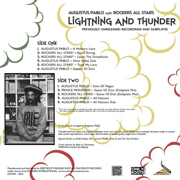 欧LP Augustus Pablo Lightning And Thunder DOLP01 Onlyroots /00280 Augustus Pablo and Rockers All Stars – Lightning And Thunder